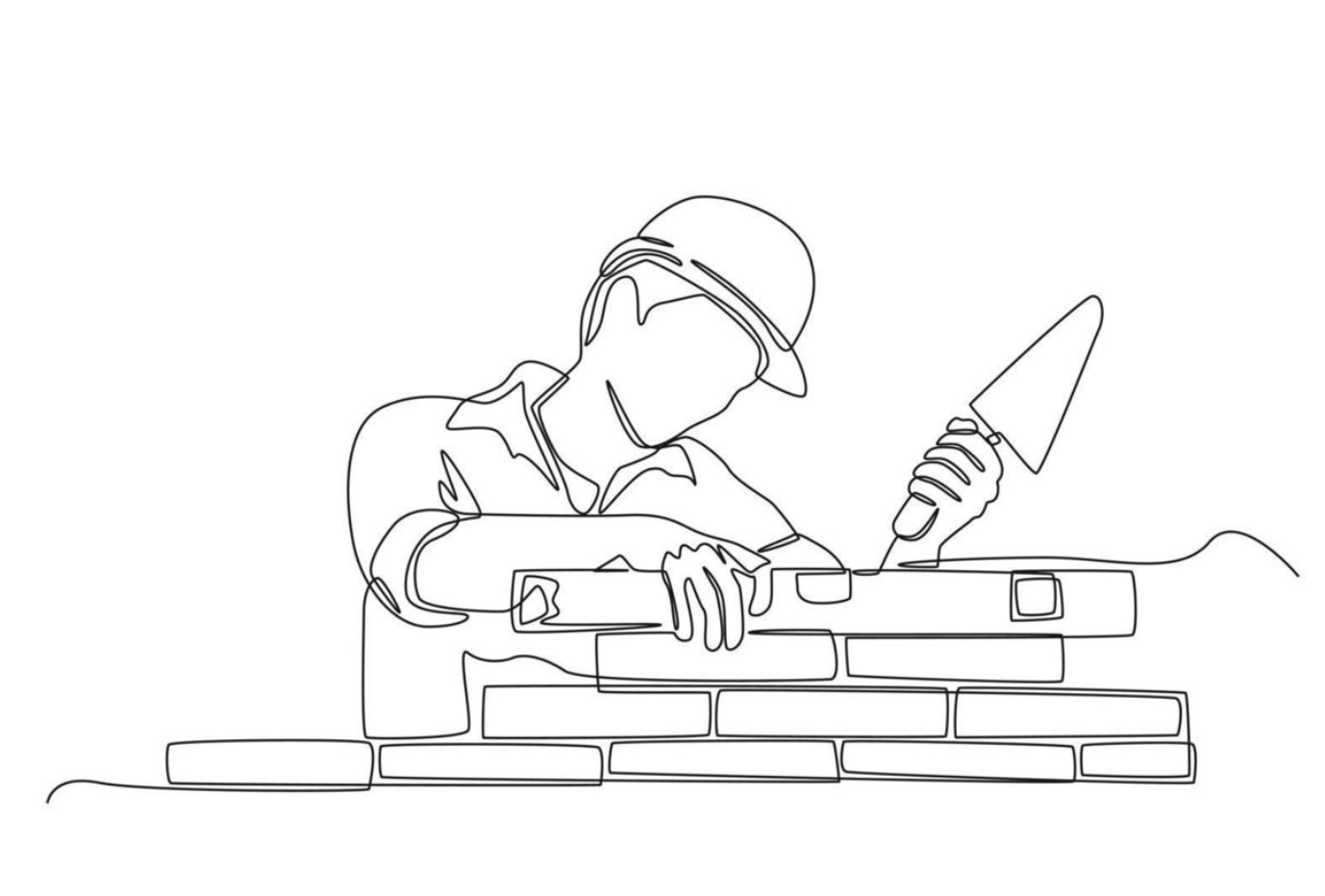 Illustration image of a construction worker